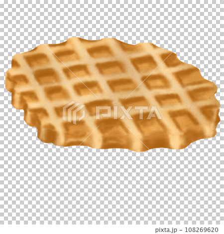 Delicious looking waffles served as a snack. Delicious looking waffles served as a snack. 108269620