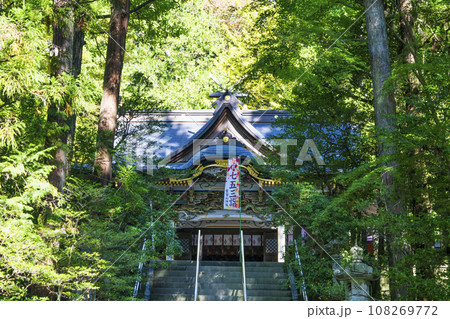 埼玉県　長瀞町　宝登山神社（ほどさんじんじゃ）　社殿　秩父三社 108269772