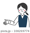 女性販売員のアイコン 108269774