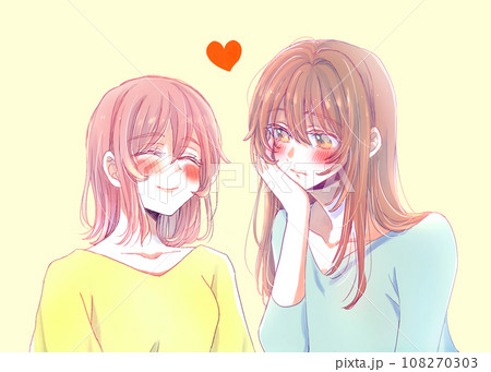 女性 カップル ラブラブ 女性 カップル ラブラブ 108270303