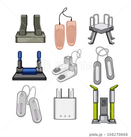 shoe dryer electric set cartoon vector illustration shoe dryer electric set cartoon vector illustration 108270608