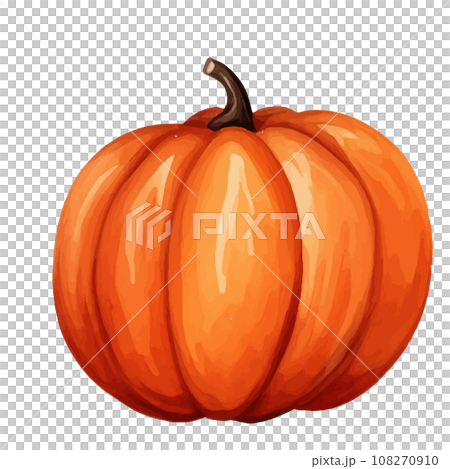 pumpkin isolated on white background 108270910
