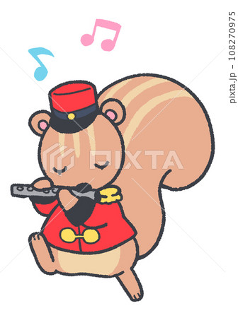 マーチングのリス 108270975
