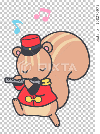 マーチングのリス 108270975