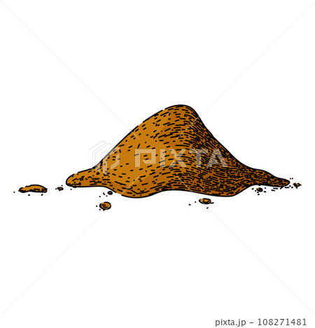 organic cinnamon sketch hand drawn vector organic cinnamon sketch hand drawn vector 108271481