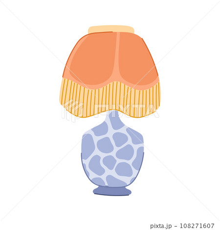 antique vintage table lamp cartoon vector illustration antique vintage table lamp cartoon vector illustration 108271607