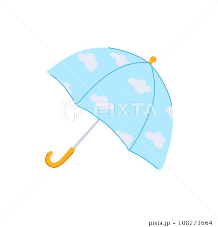 rain umbrella cartoon vector illustration 108271664