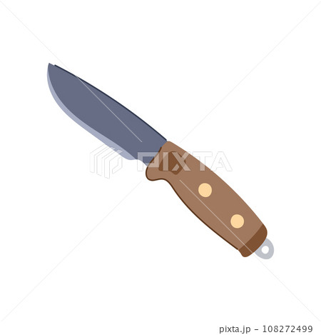 dagger military knife cartoon vector illustration 108272499
