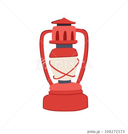 flame kerosene lamp cartoon vector illustration 108272573