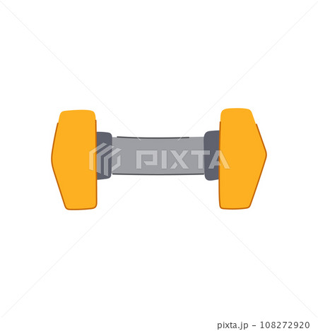 weight dumbbell cartoon vector illustration weight dumbbell cartoon vector illustration 108272920