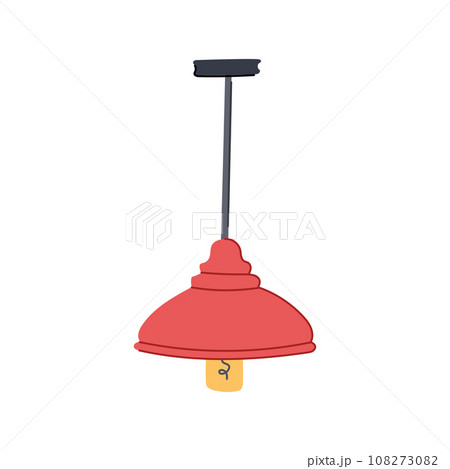 style chandelier cartoon vector illustration style chandelier cartoon vector illustration 108273082