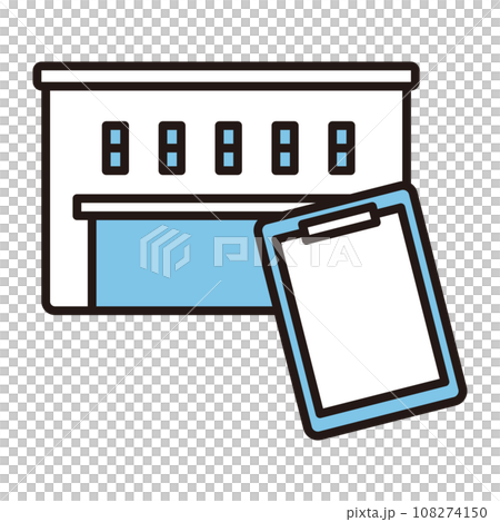 Distribution center clipboard confirmation icon Distribution center clipboard confirmation icon 108274150