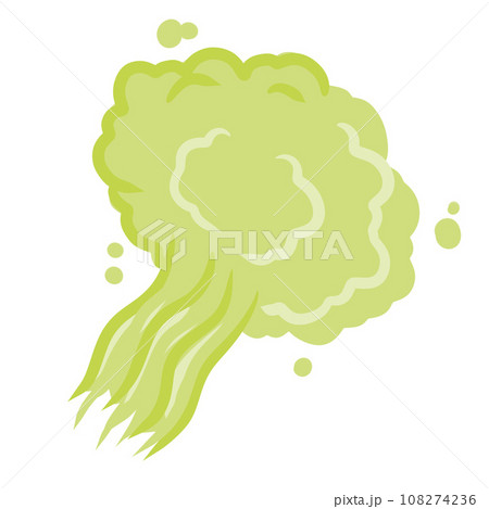 Fart and smell gas. Stinky cloud effect. 108274236