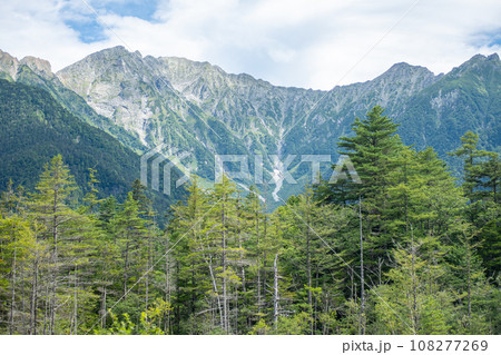 High mountain and river in Kamikochi Matsumoto,Nagano,Japan High mountain and river in Kamikochi Matsumoto,Nagano,Japan 108277269