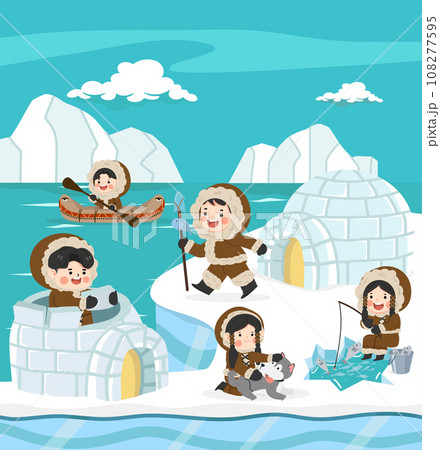 Inuit eskimo North pole Arctic 108277595