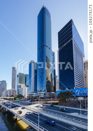 Brisbane Morning Skyline in Australia Brisbane Morning Skyline in Australia 108278173