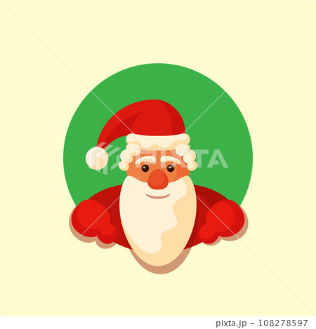 Santa Claus in a circle 108278597