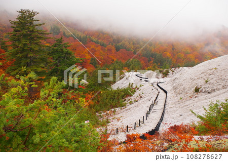 秋田県湯沢市にある秋の川原毛地獄 108278627