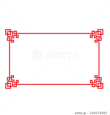 chinese border frame template chinese border frame template 108278983