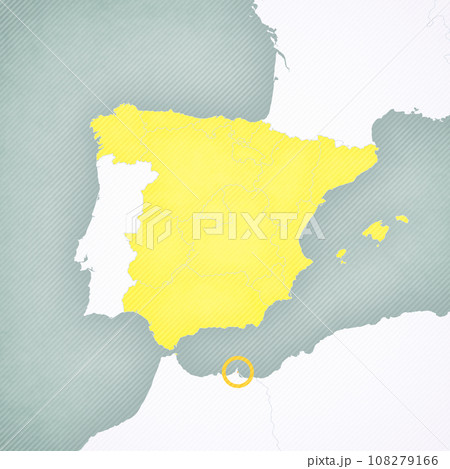 Map of Spain - Melilla 108279166