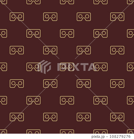 Seamless Modern Pattern With VR Logos Seamless Modern Pattern With VR Logos 108279276