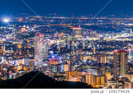 岐阜県　金華山からの夜景 108279426