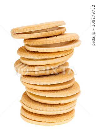 double cookies isolated 108279752