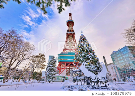 冬のさっぽろテレビ塔 冬のさっぽろテレビ塔 108279979