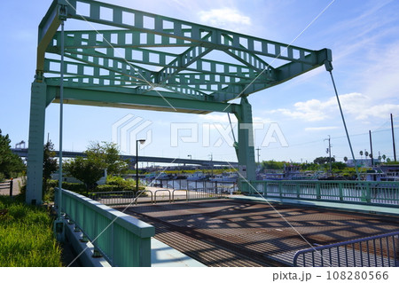 復元された丸島橋可動橋(兵庫県尼崎市) 復元された丸島橋可動橋(兵庫県尼崎市) 108280566