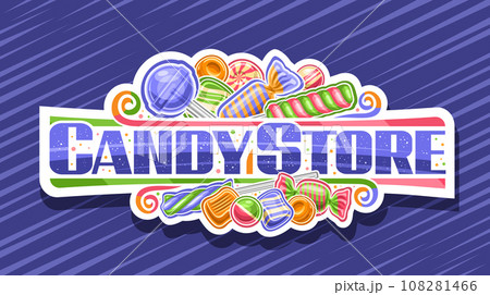 Vector logo for Candy Store Vector logo for Candy Store 108281466