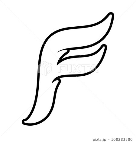 F Letter vector icon 108283580