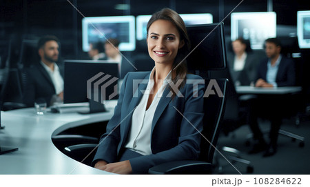 Portrait Business Woman in Office 108284622