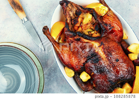 Roast Christmas duck Roast Christmas duck 108285878