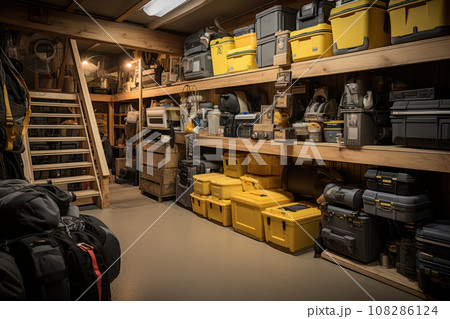 Storeroom with things Storeroom with things 108286124