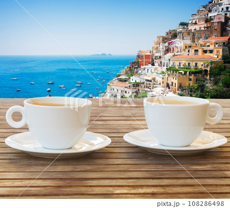 Amalfi coast cafe, Italy Amalfi coast cafe, Italy 108286498