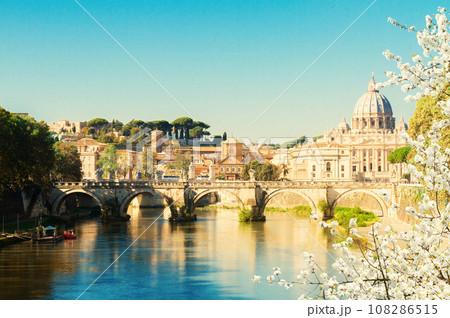 St. Peter's cathedral over bridge St. Peter's cathedral over bridge 108286515