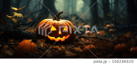 halloween candy wallpaper pattern texture background in pastel colors AI generated 108286820