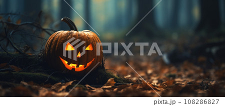 halloween candy wallpaper pattern texture background in pastel colors AI generated 108286827