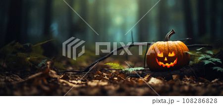 halloween candy wallpaper pattern texture background in pastel colors AI generated 108286828