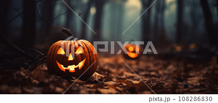 halloween candy wallpaper pattern texture background in pastel colors AI generated 108286830