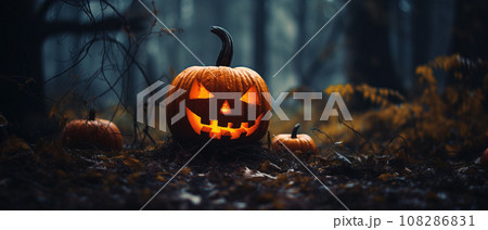halloween candy wallpaper pattern texture background in pastel colors AI generated 108286831
