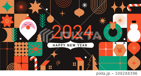 2024 happy New Year. 108288396