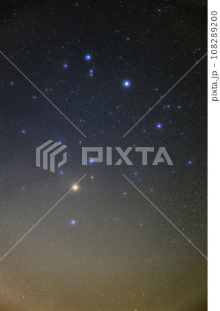 冬の星景　昇るさそり座アップ 108289200