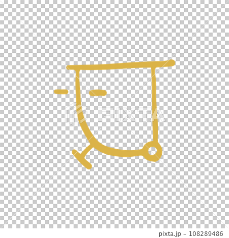 手書きの癒しの龍体文字「と」 108289486