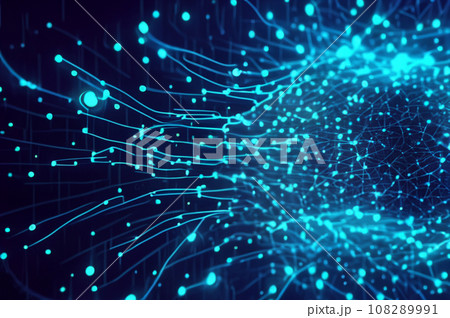背景素材／ニューラルネットワーク 7 108289991