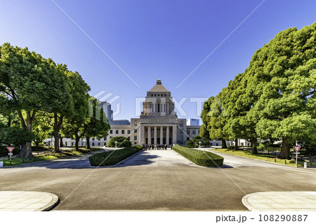 東京永田町　国会議事堂　東京都千代田区 108290887
