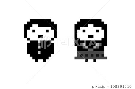 ドット絵のキャラ(高校生) 108291310