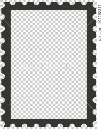 切手風のフレーム 108292833