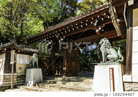 東京九段 靖国神社 南門 東京都千代田区 東京九段 靖国神社 南門 東京都千代田区 108294907