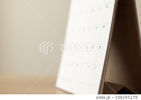 Calendar page close up background business planning appointment meeting concept 108295279